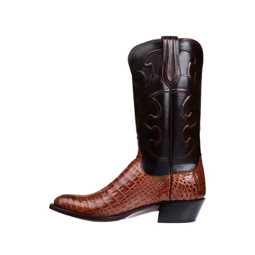 Lucchese Charles - Sienna + Dark Brown