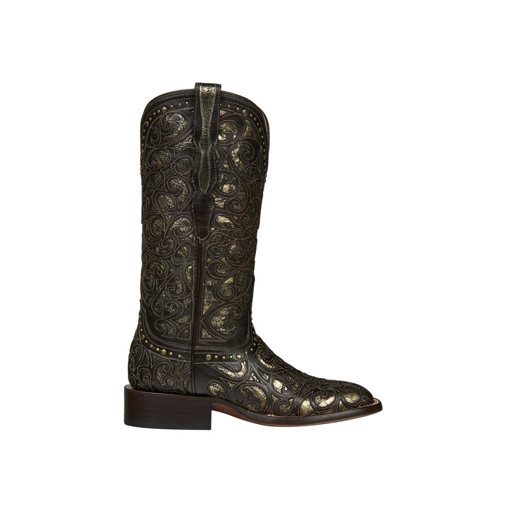 Lucchese Sierra - Dark Chocolate + Bronze