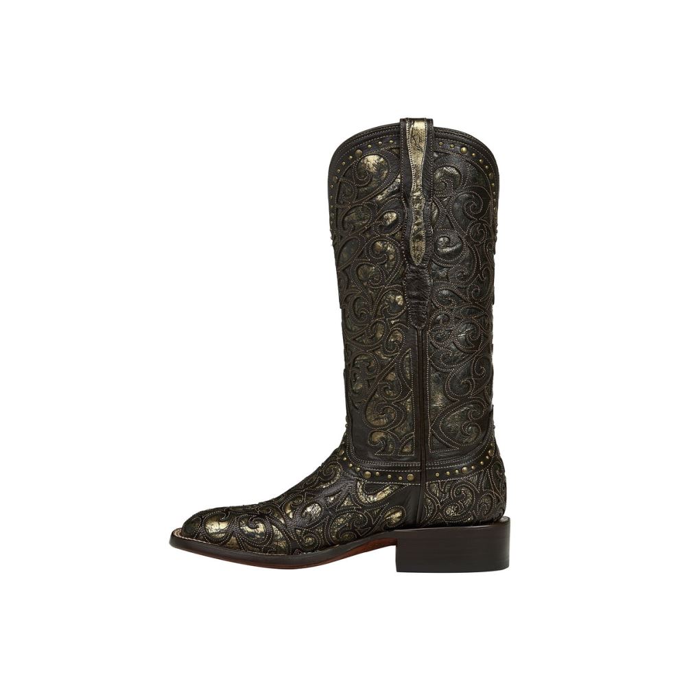 Lucchese Sierra - Dark Chocolate + Bronze