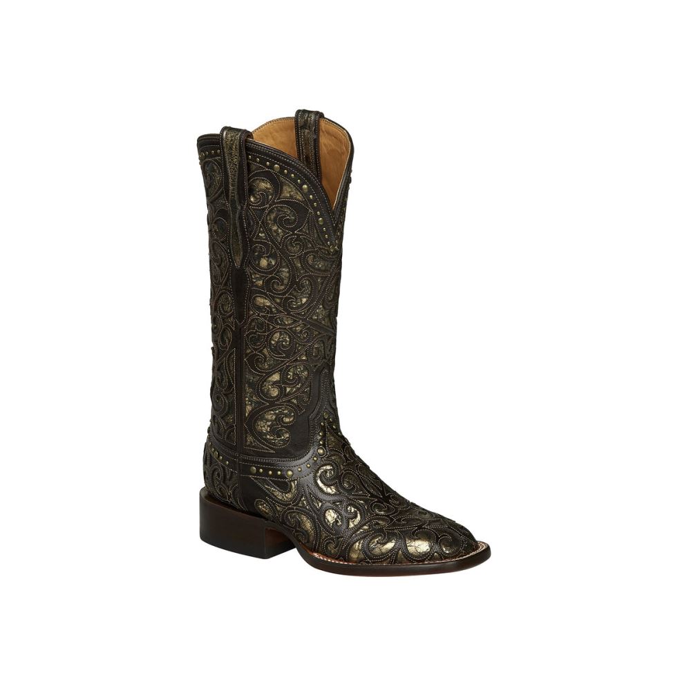 Lucchese Sierra - Dark Chocolate + Bronze