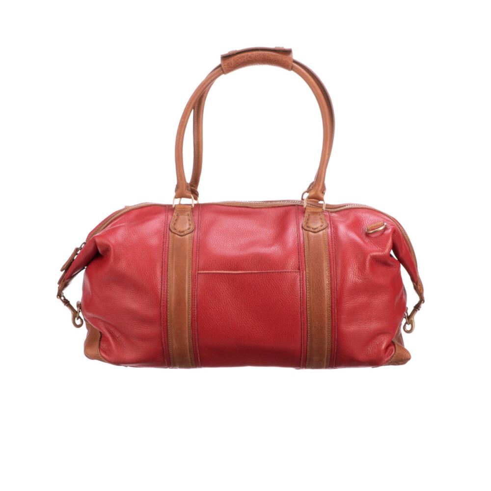 Lucchese Frances Overnight Duffel - Red