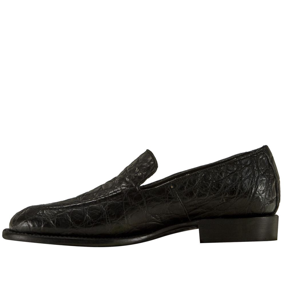 Lucchese Regis - Black + Giant Gator