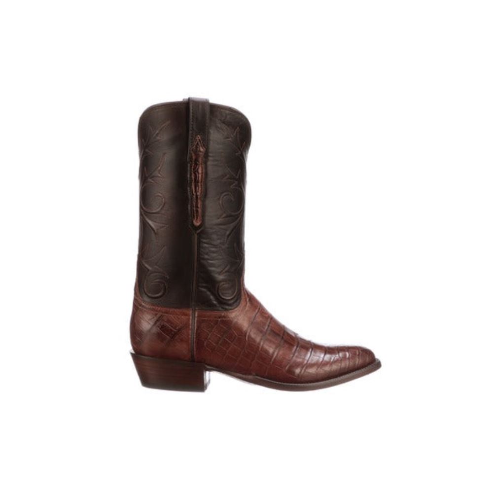 Lucchese Cruz - Dark Brown + Black