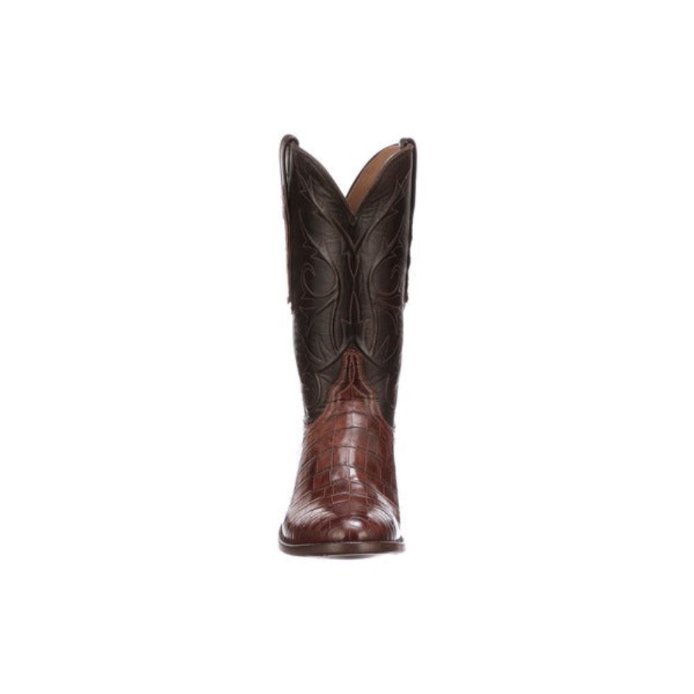 Lucchese Cruz - Dark Brown + Black