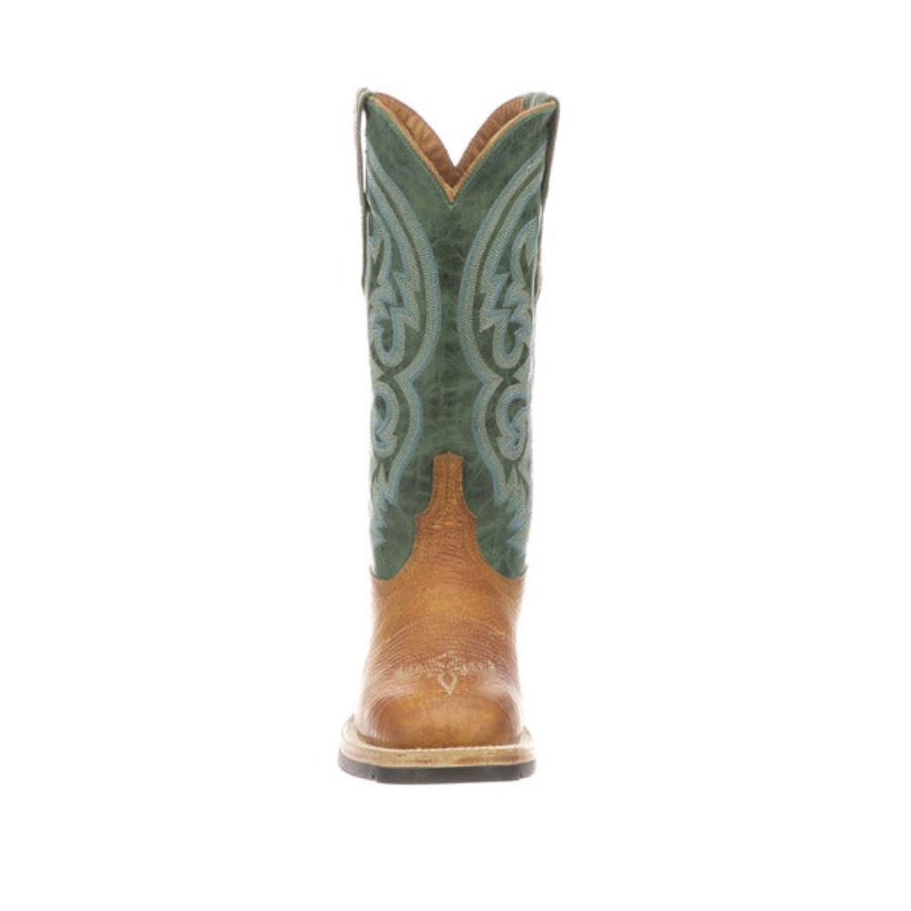 Lucchese Ruth - Cognac + Green