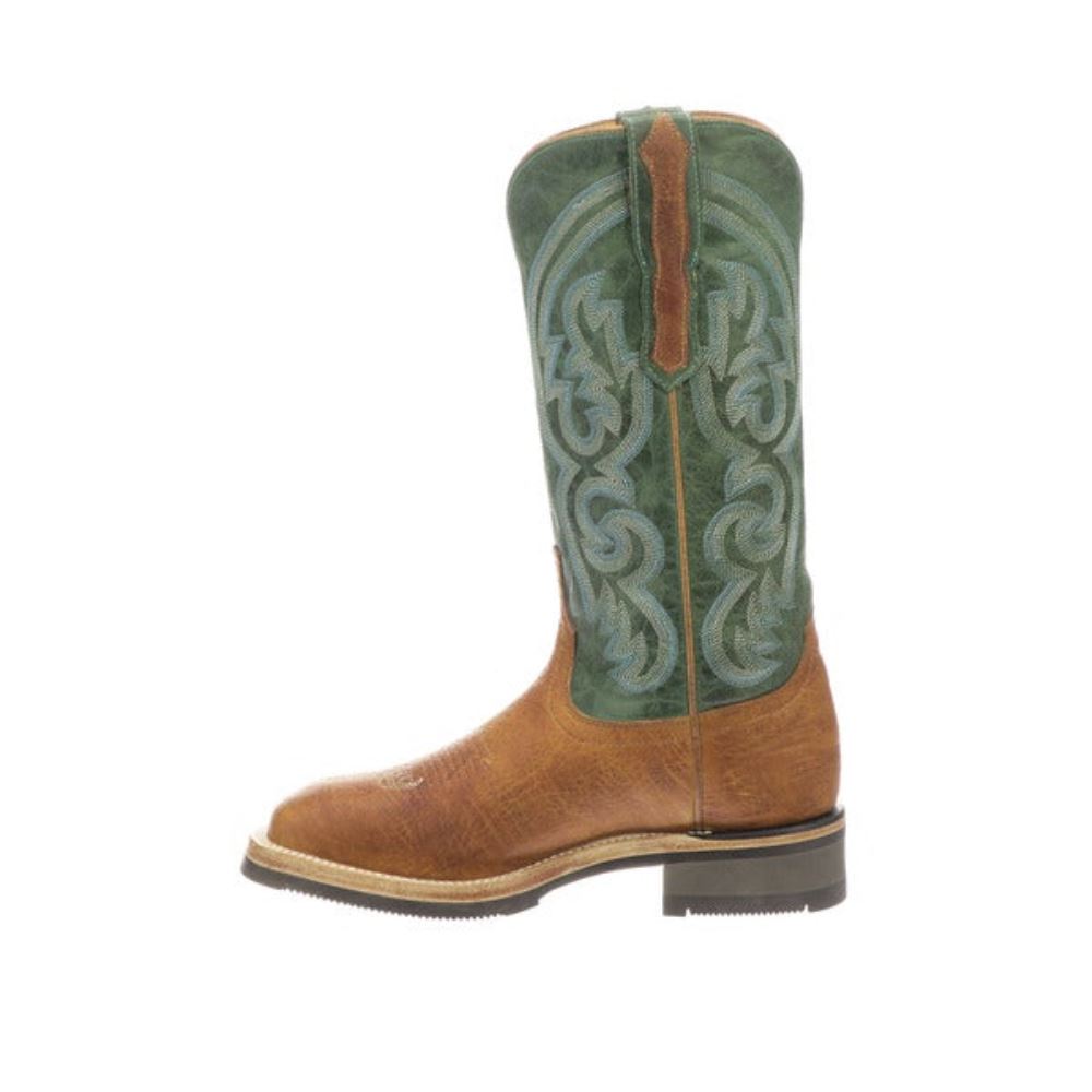 Lucchese Ruth - Cognac + Green