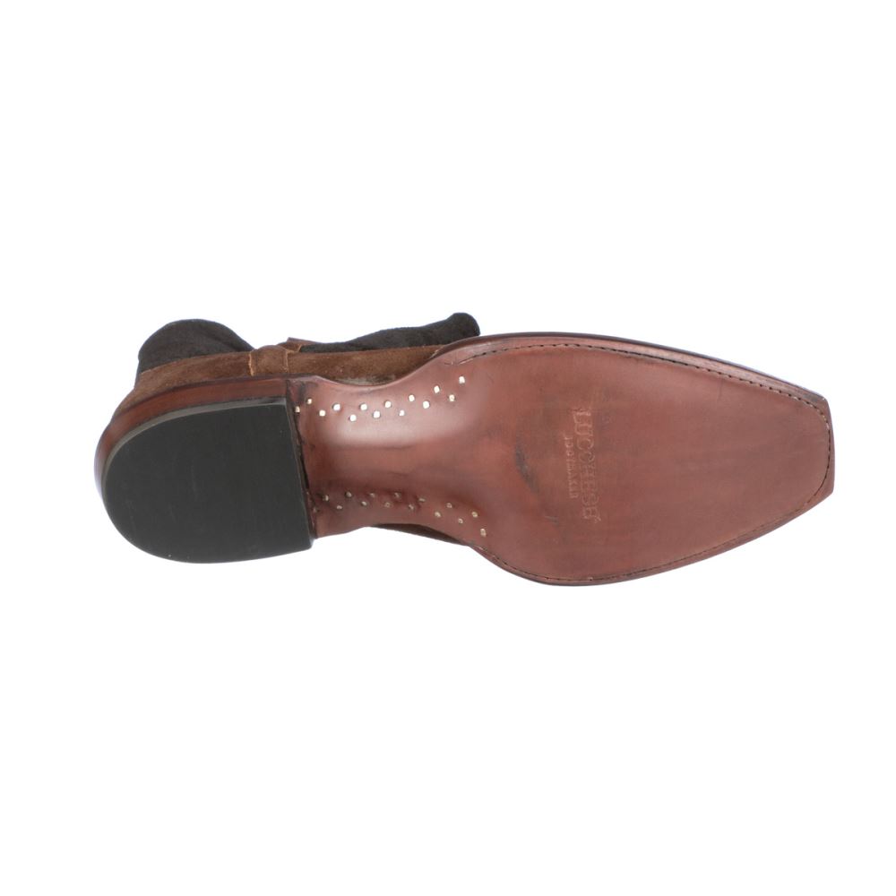 Lucchese Stead - Chocolate + Olive