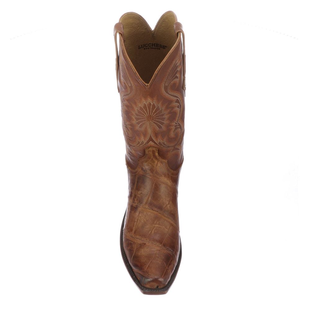 Lucchese Rio - Brown + Tan