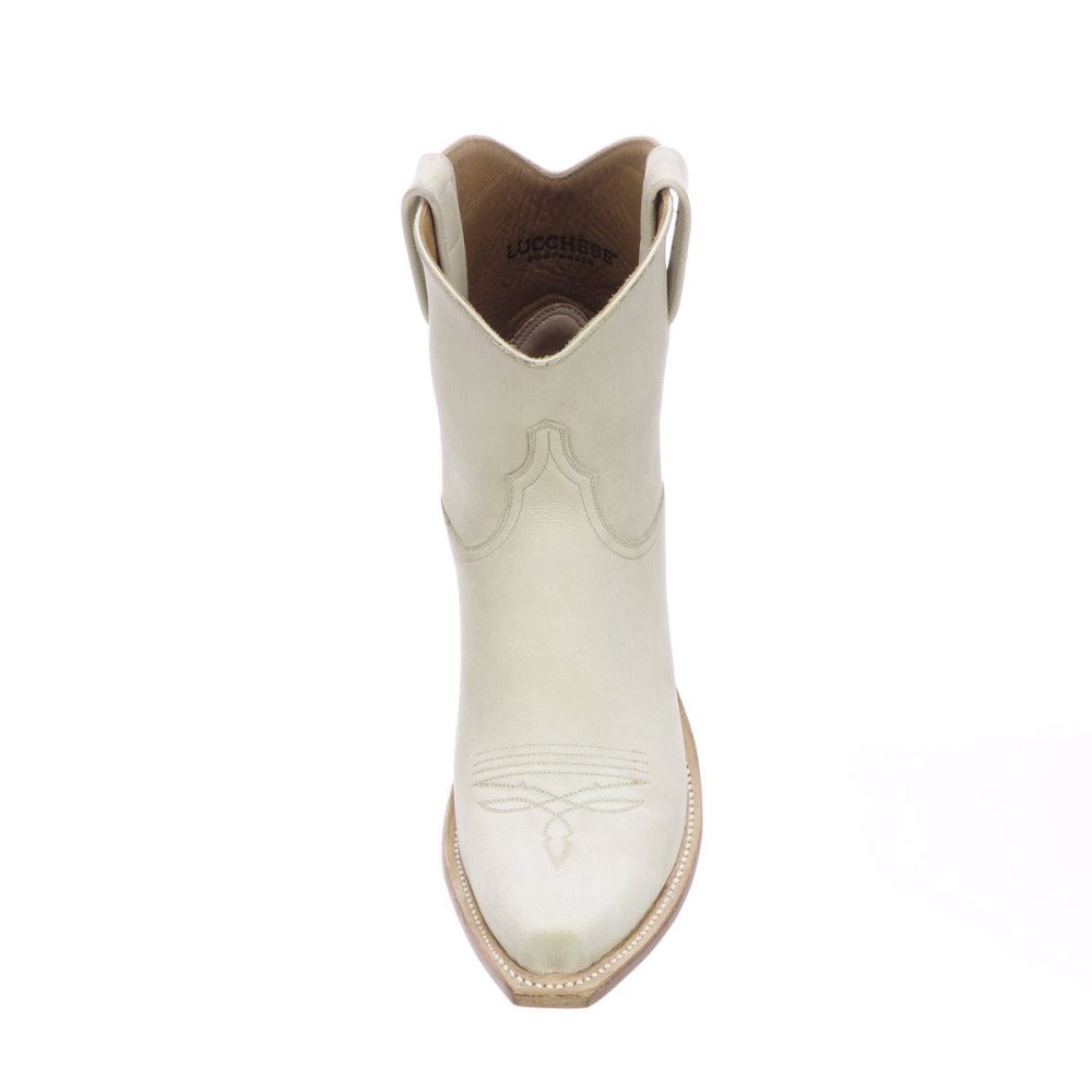 Lucchese Gaby - Glitz Cream