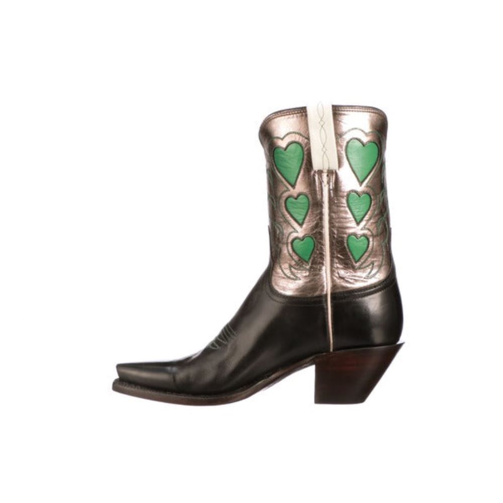 Lucchese Queen of Hearts - Black + Pewter