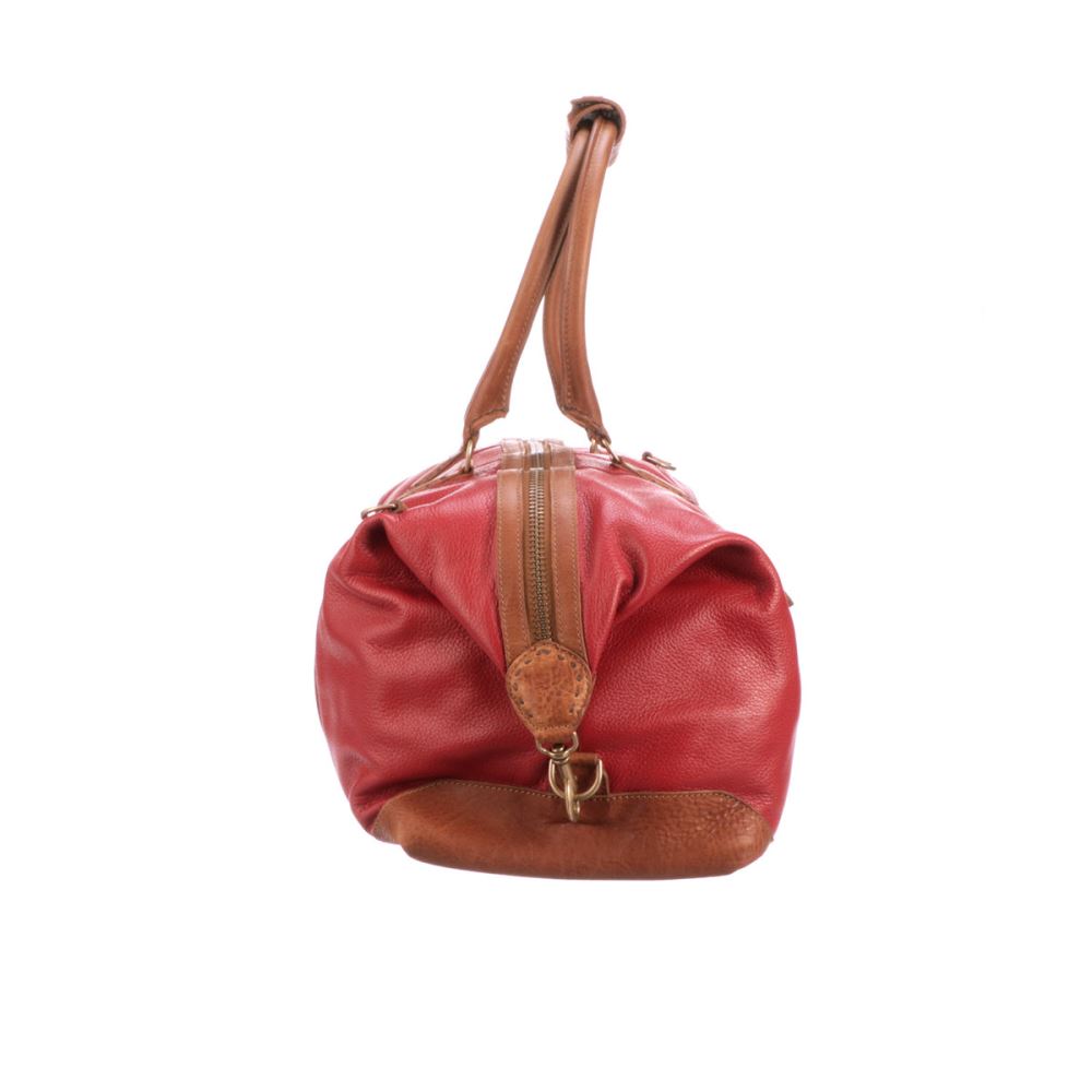 Lucchese Frances Overnight Duffel - Red