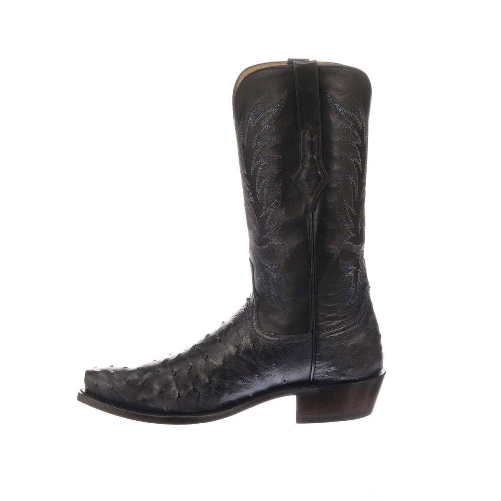 Lucchese Elgin - Navy + Black