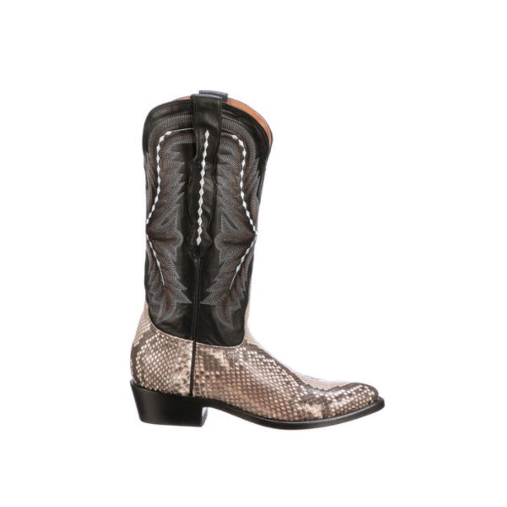 Lucchese Stella - Black/White + Black