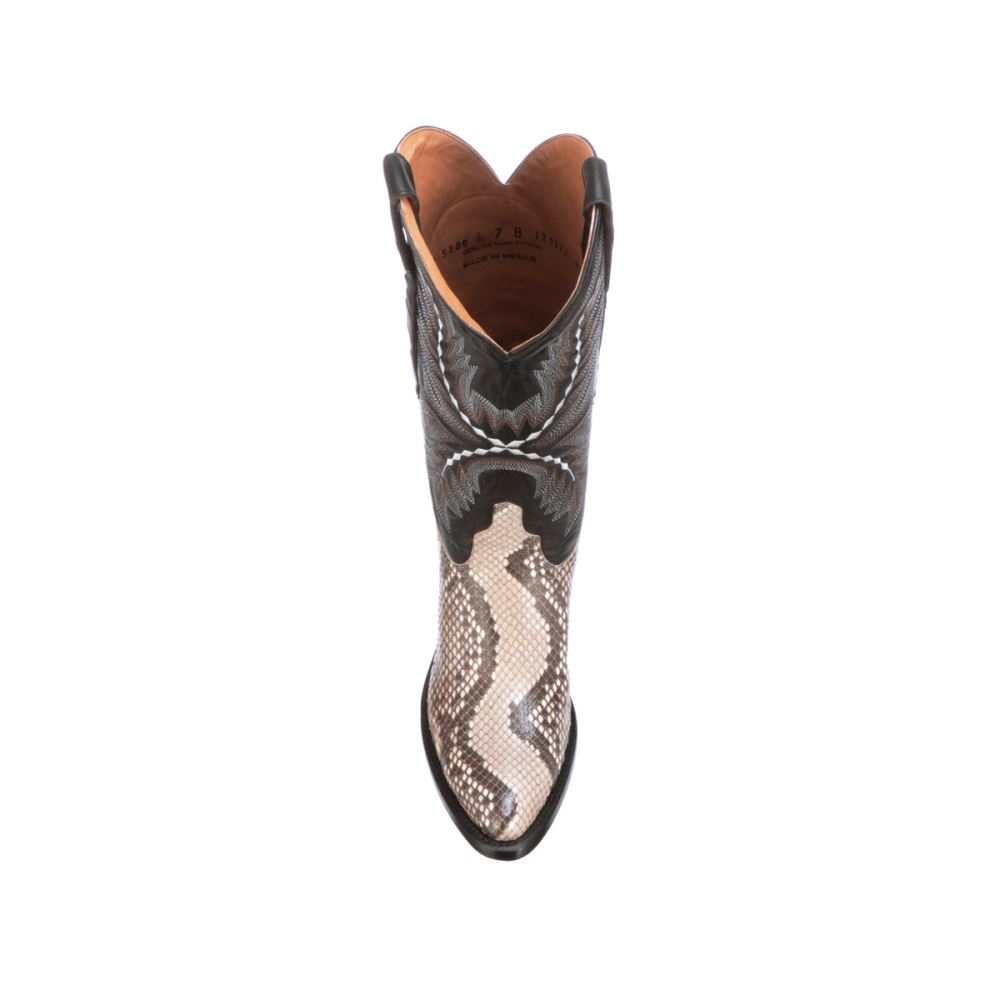 Lucchese Stella - Black/White + Black