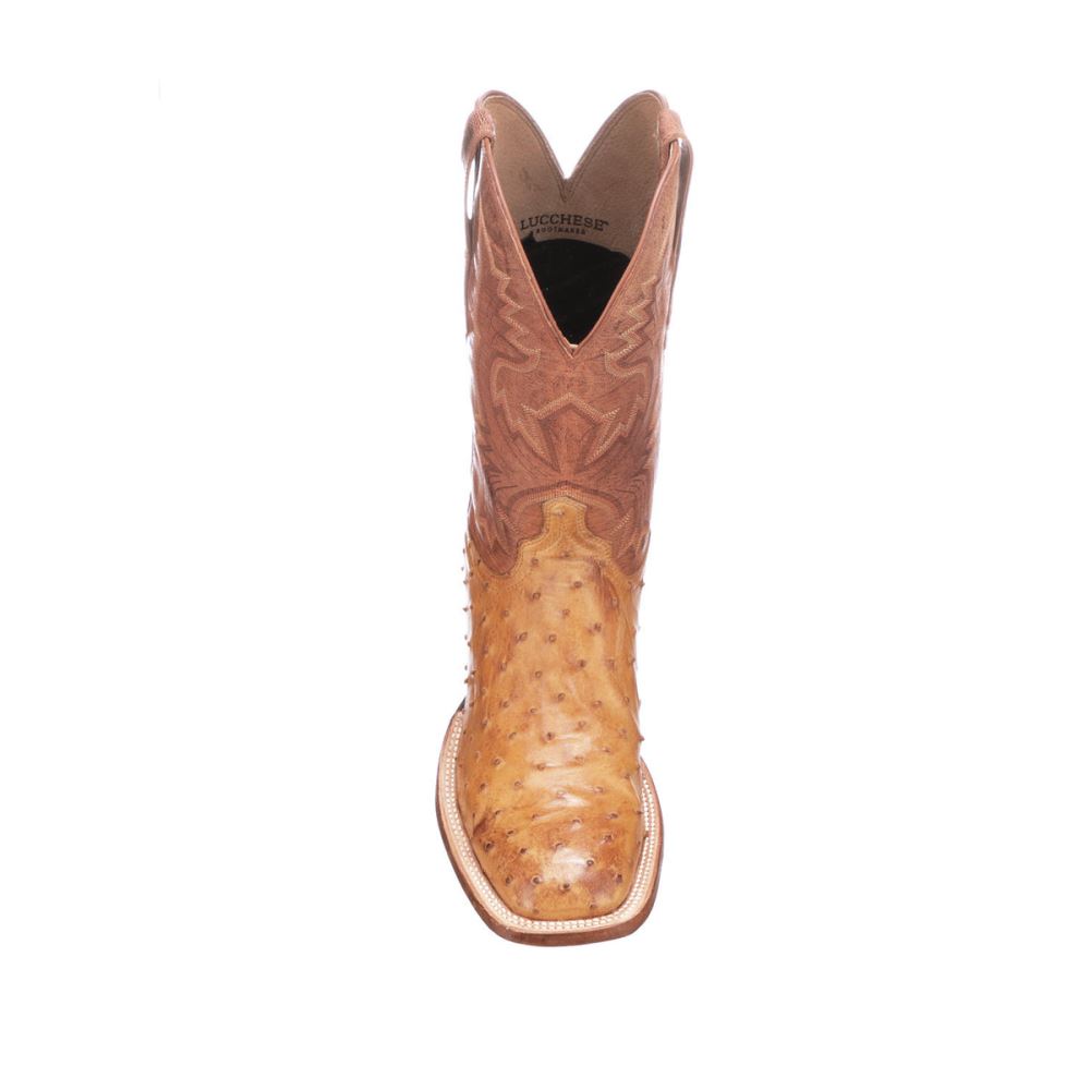 Lucchese Cliff - Saddle + Peanut Brittle