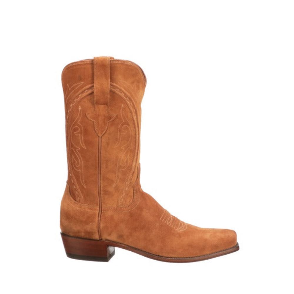 Lucchese Jessie Suede - Cognac + Rust