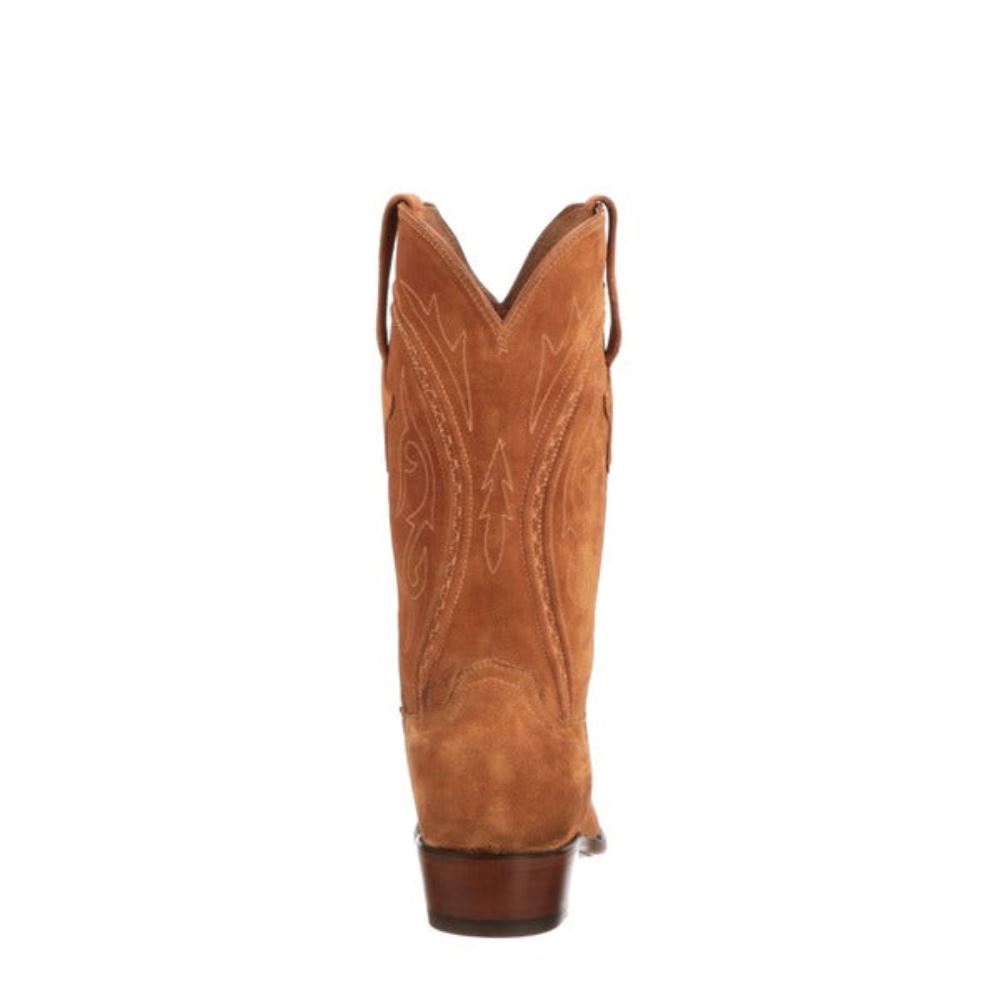 Lucchese Jessie Suede - Cognac + Rust