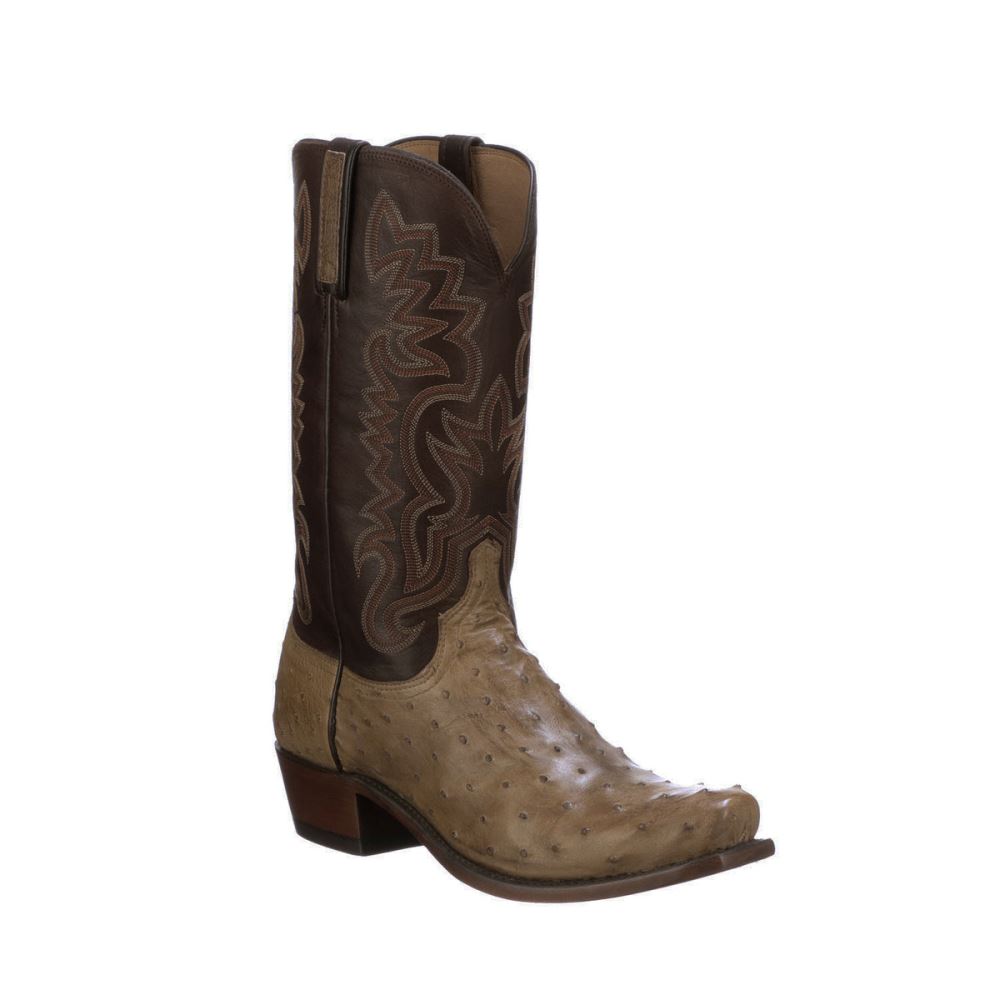 Lucchese Dante - Olive + Chocolate