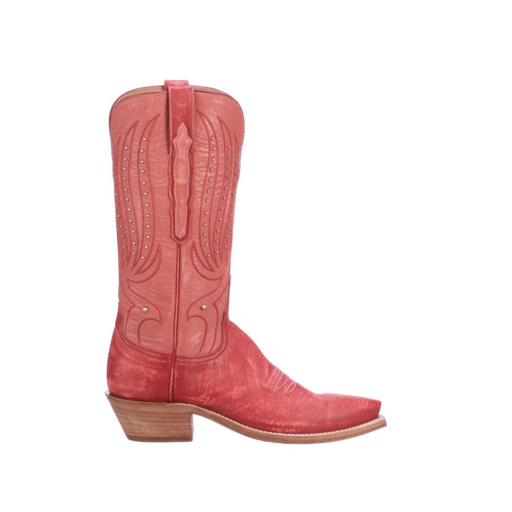 Lucchese Camilla Stud - Red