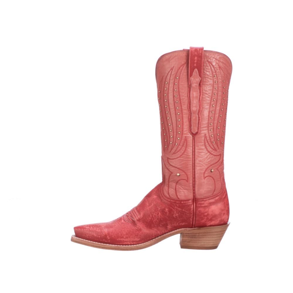 Lucchese Camilla Stud - Red