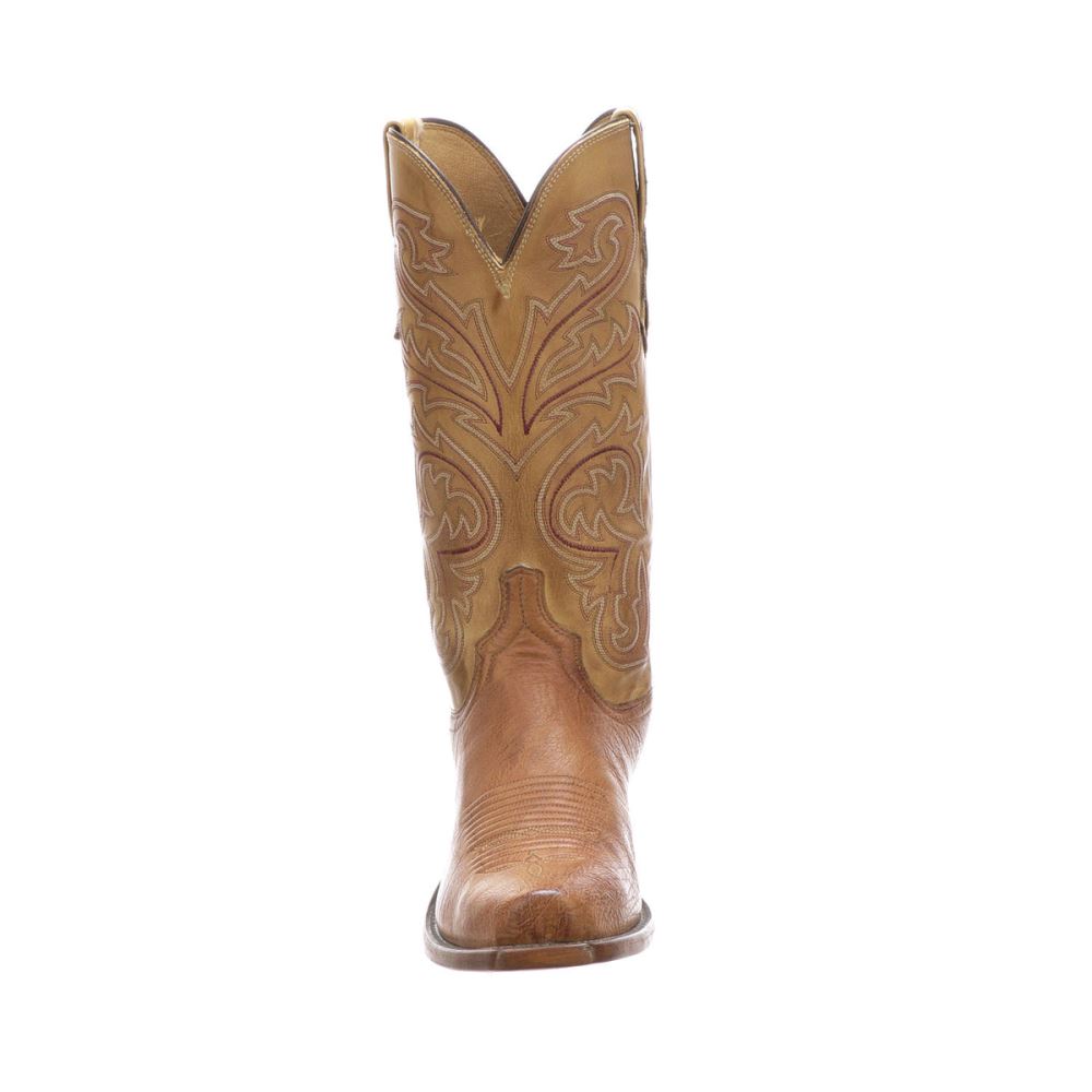 Lucchese Nathan - Barnwood + Antique Saddle