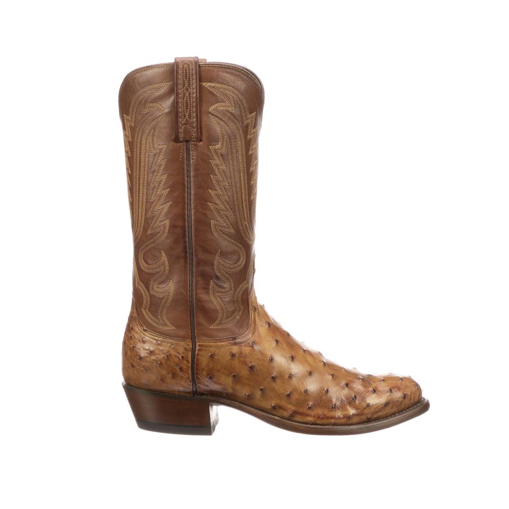 Lucchese Luke - Barnwood + Tan