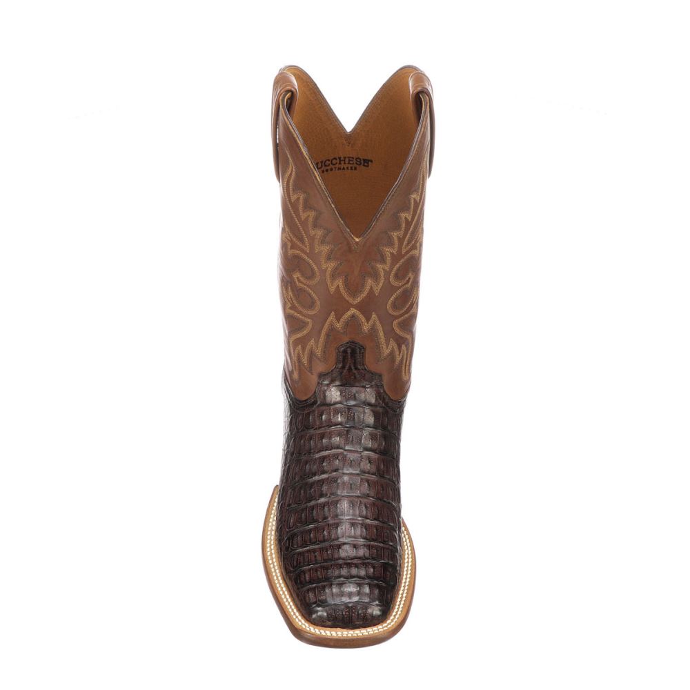 Lucchese Fisher - Barrel Brown + Tan