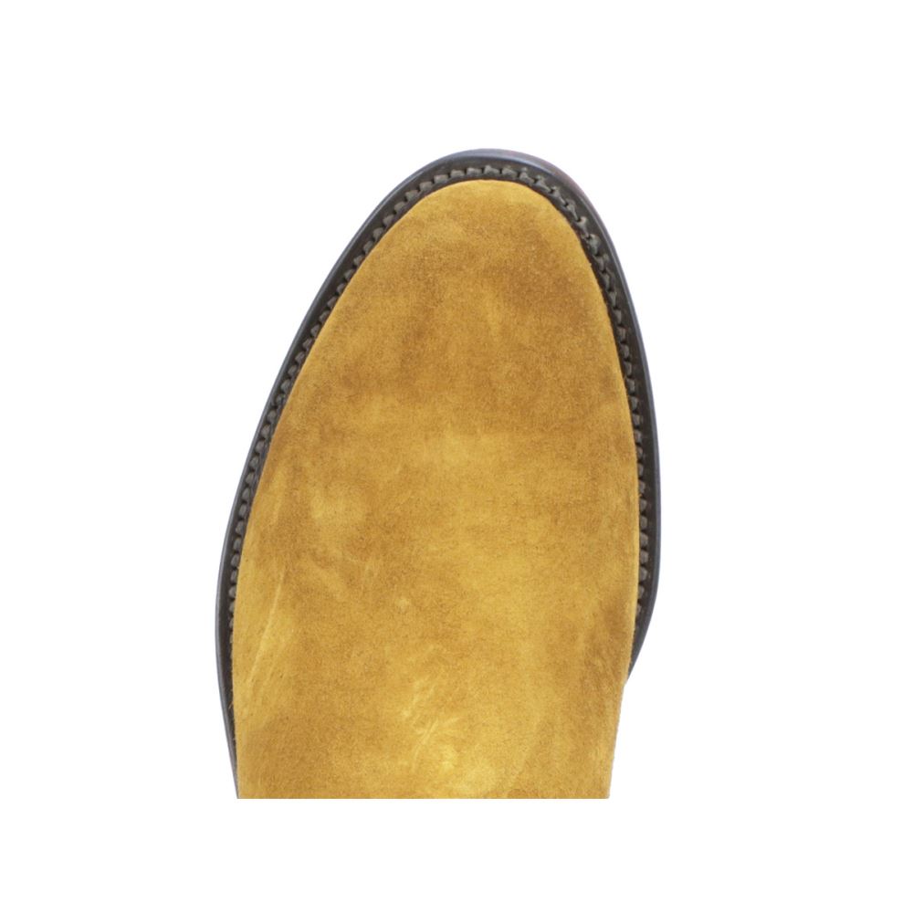 Lucchese Sunset Suede - Mustard