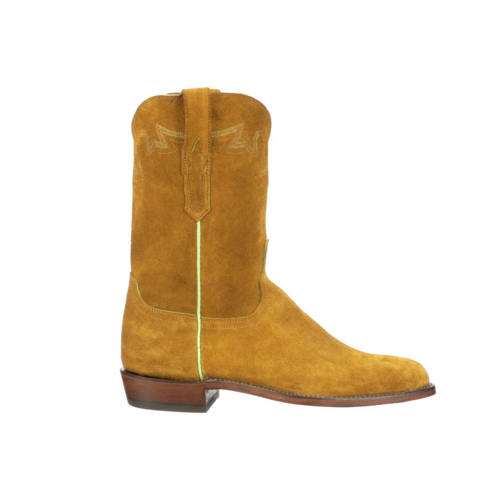 Lucchese Sunset Suede - Mustard