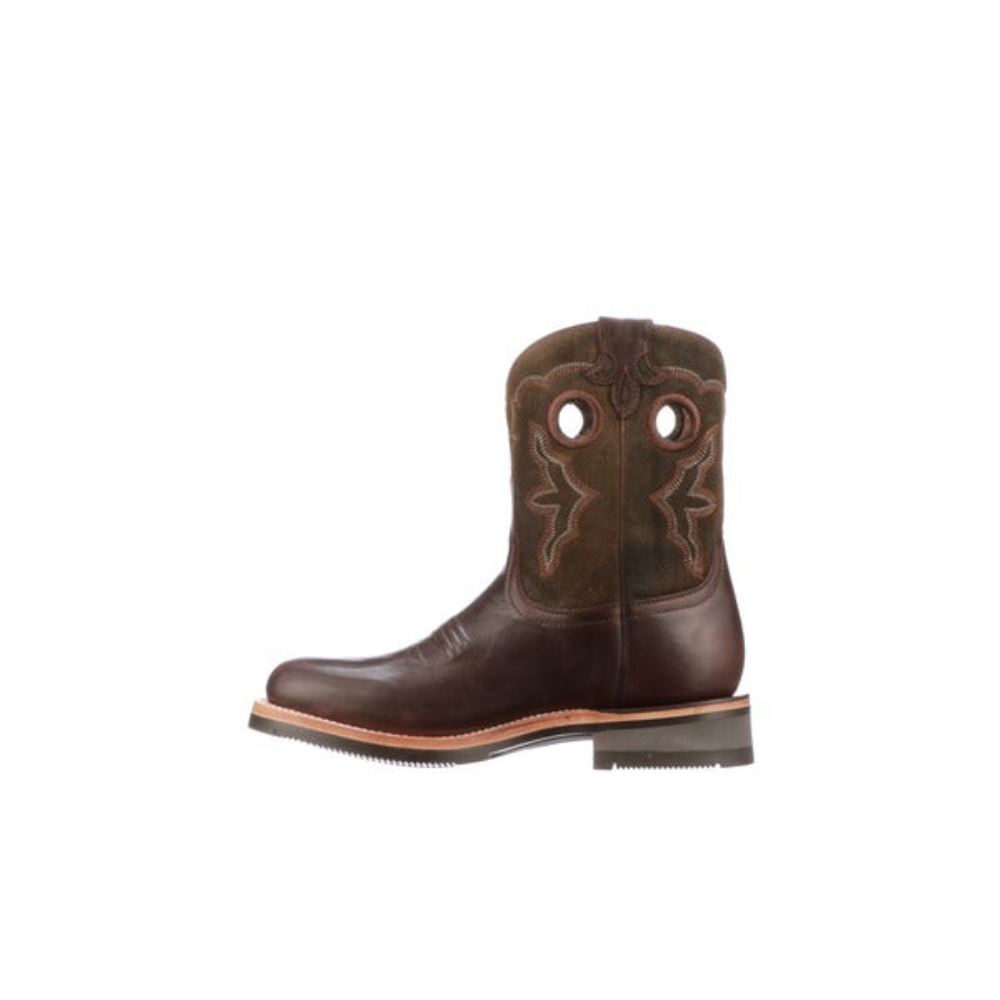 Lucchese Ruth Short - Chocolate + Olive