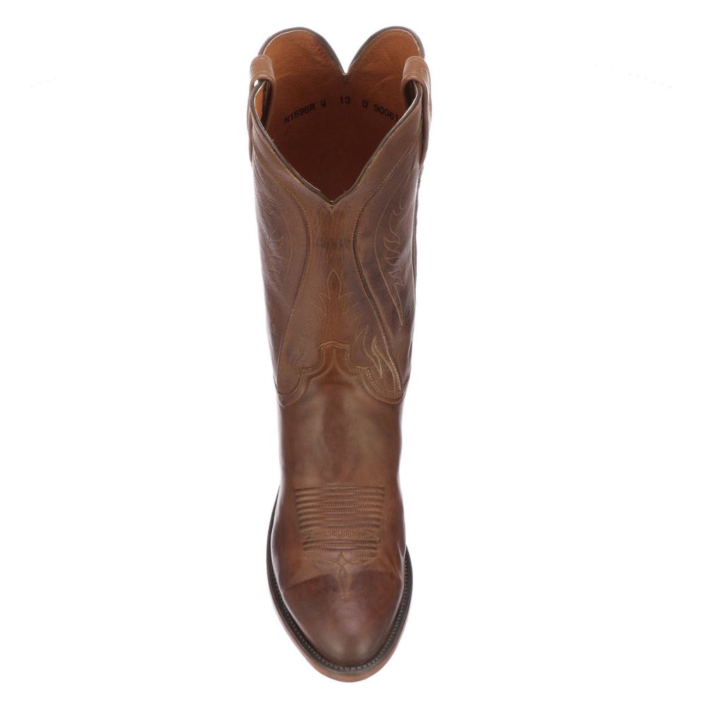 Lucchese Bart - Tan + Cowhide