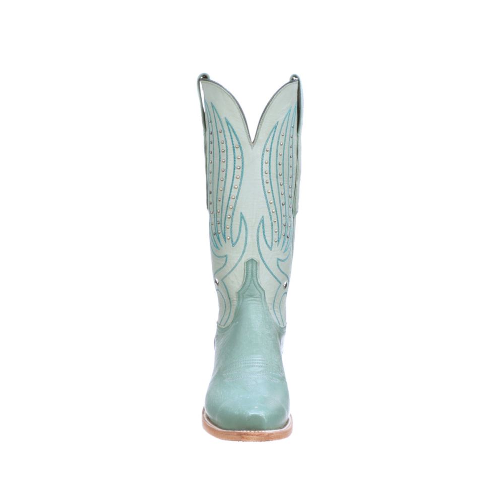 Lucchese Camilla Stud - Emerald Blue