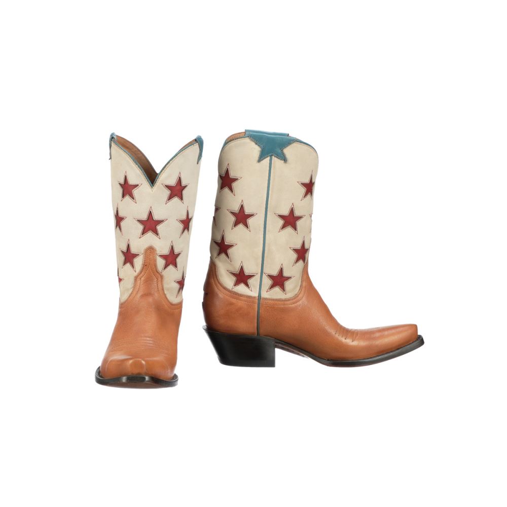 Lucchese Estrella II - Tan + Cream