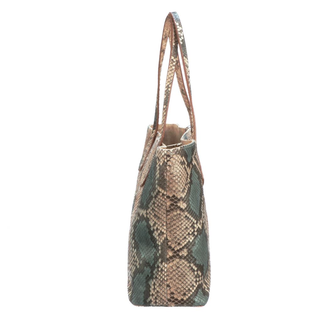 Lucchese Python Tote - Tan