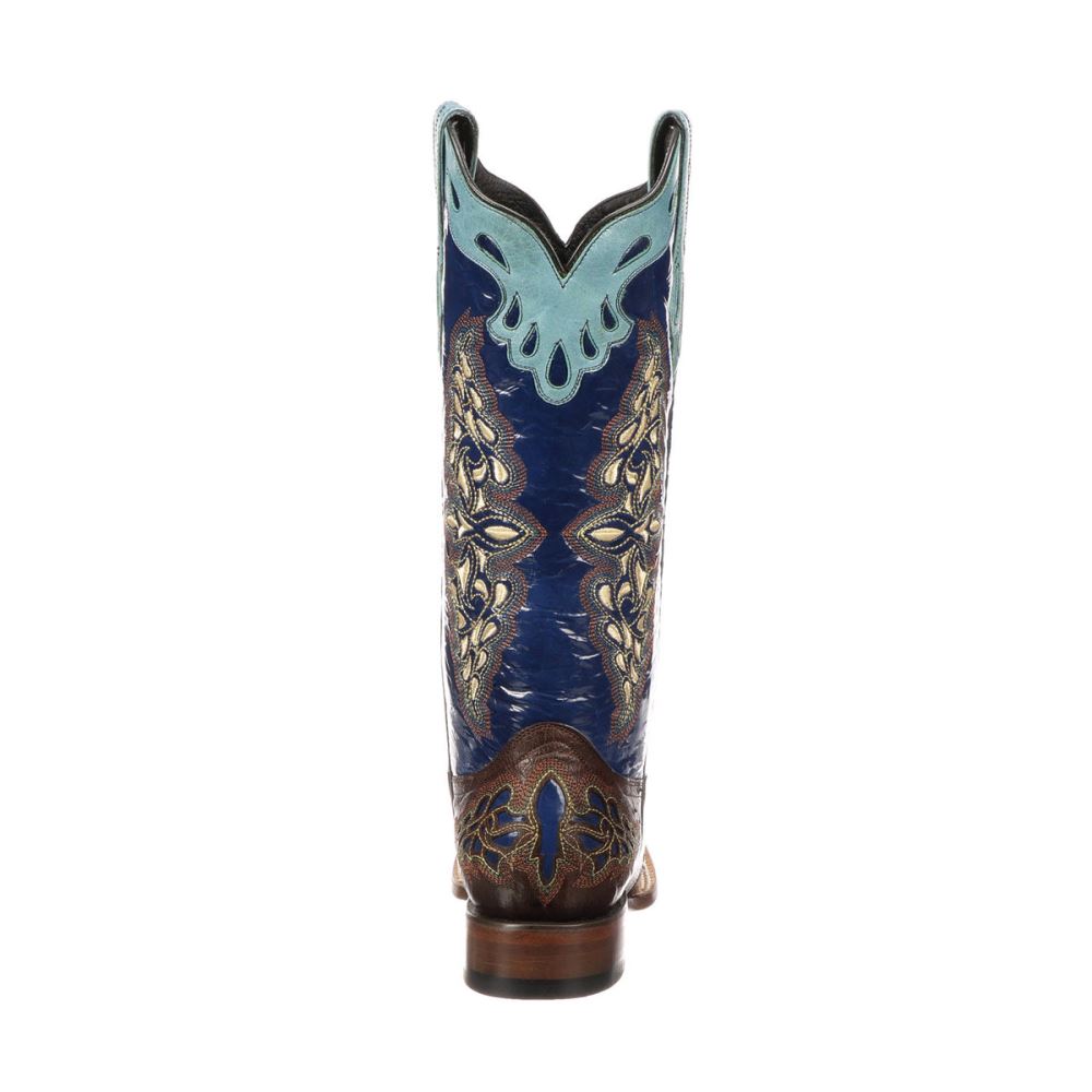 Lucchese Amberlyn - Sienna + Navy