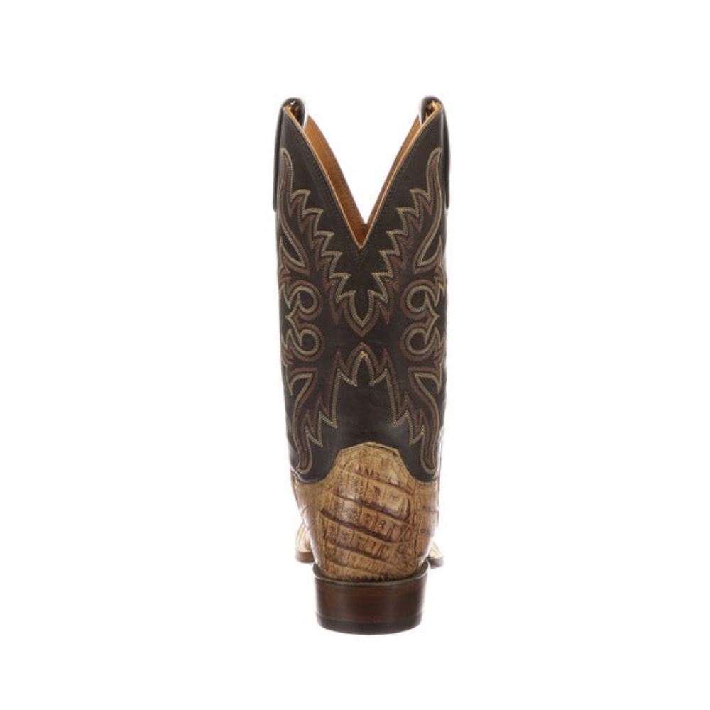 Lucchese Fisher - Tan + Chocolate