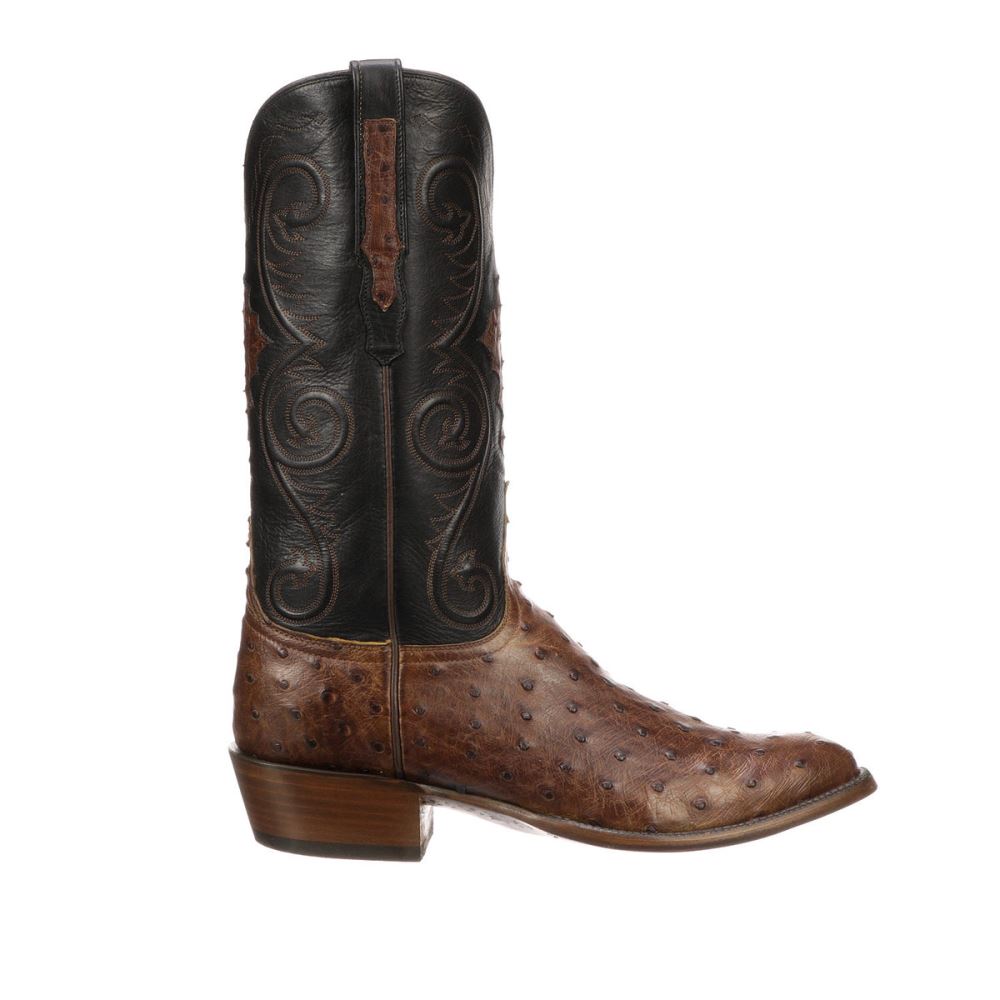 Lucchese Randall - Pecan + Black