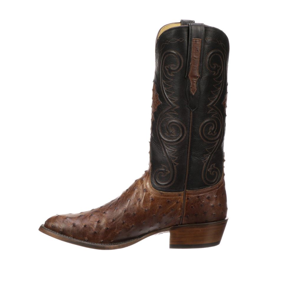 Lucchese Randall - Pecan + Black