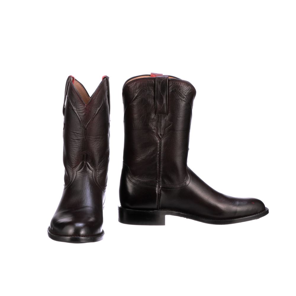 Lucchese Kennedy Roper - Black Cherry