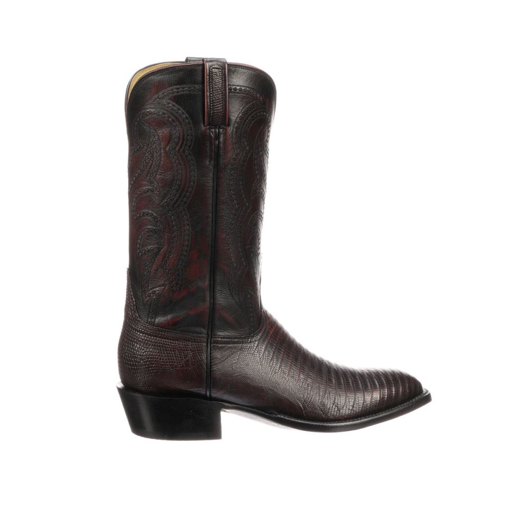 Lucchese Kip - Black Cherry