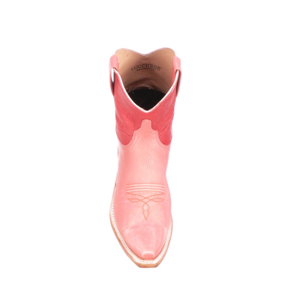 Lucchese Gaby Two-Tone - Coral