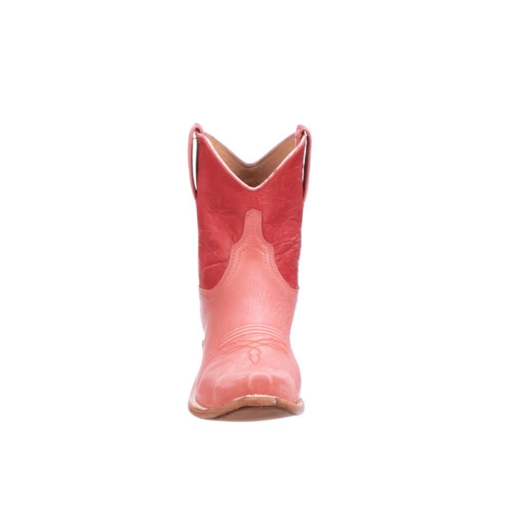 Lucchese Gaby Two-Tone - Coral