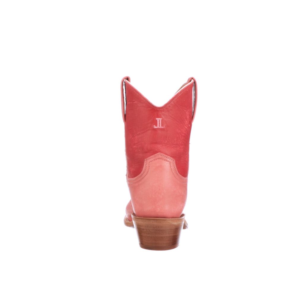 Lucchese Gaby Two-Tone - Coral