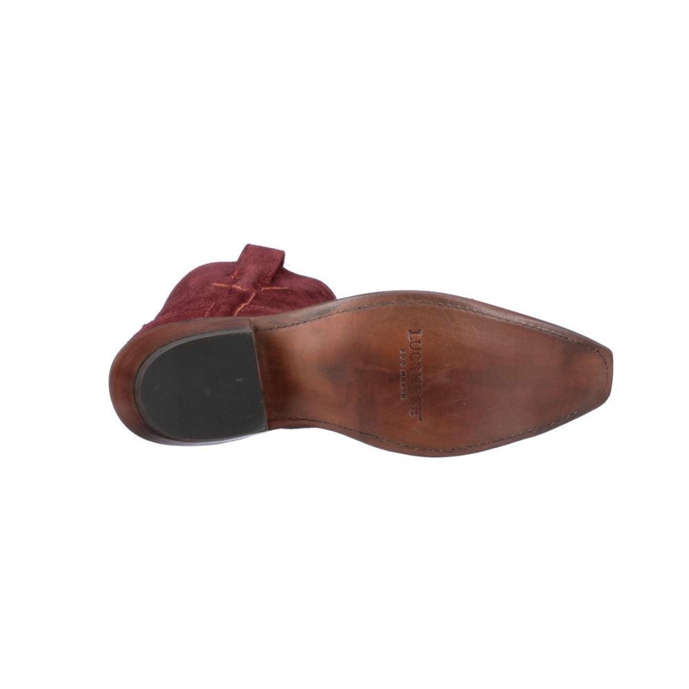 Lucchese Elena - Burgundy