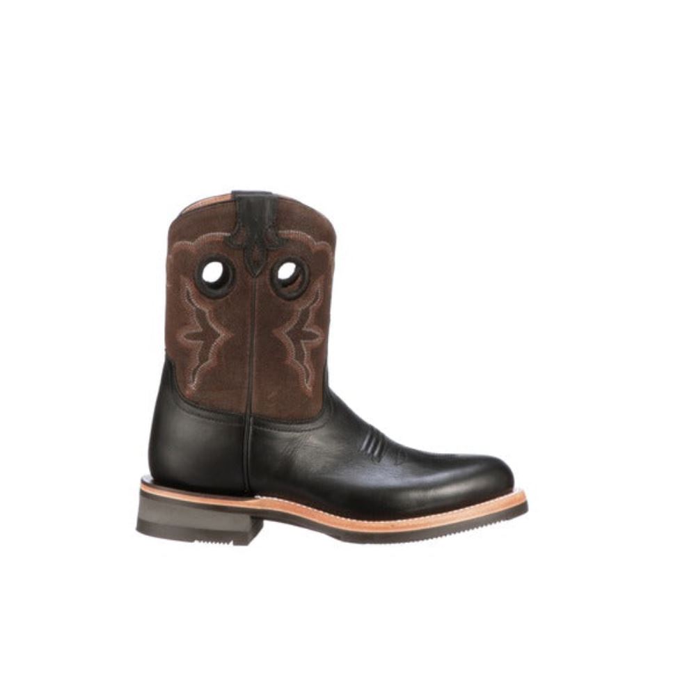 Lucchese Ruth Short - Black + Chocolate