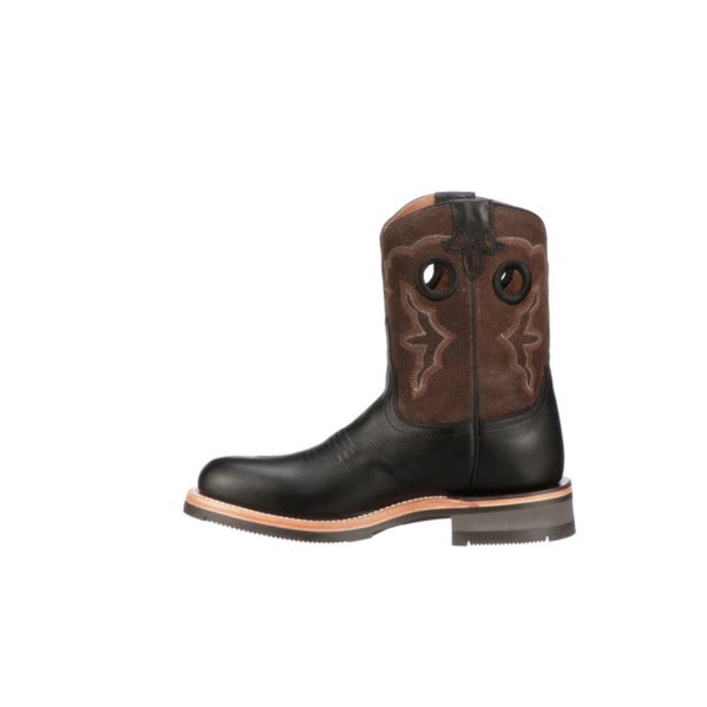 Lucchese Ruth Short - Black + Chocolate