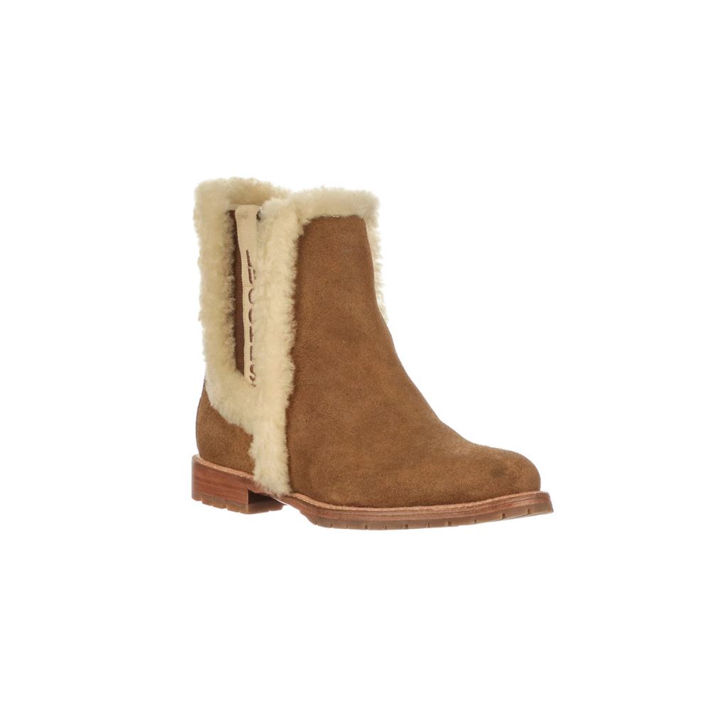 Lucchese Shearling Garden Boot - Tan