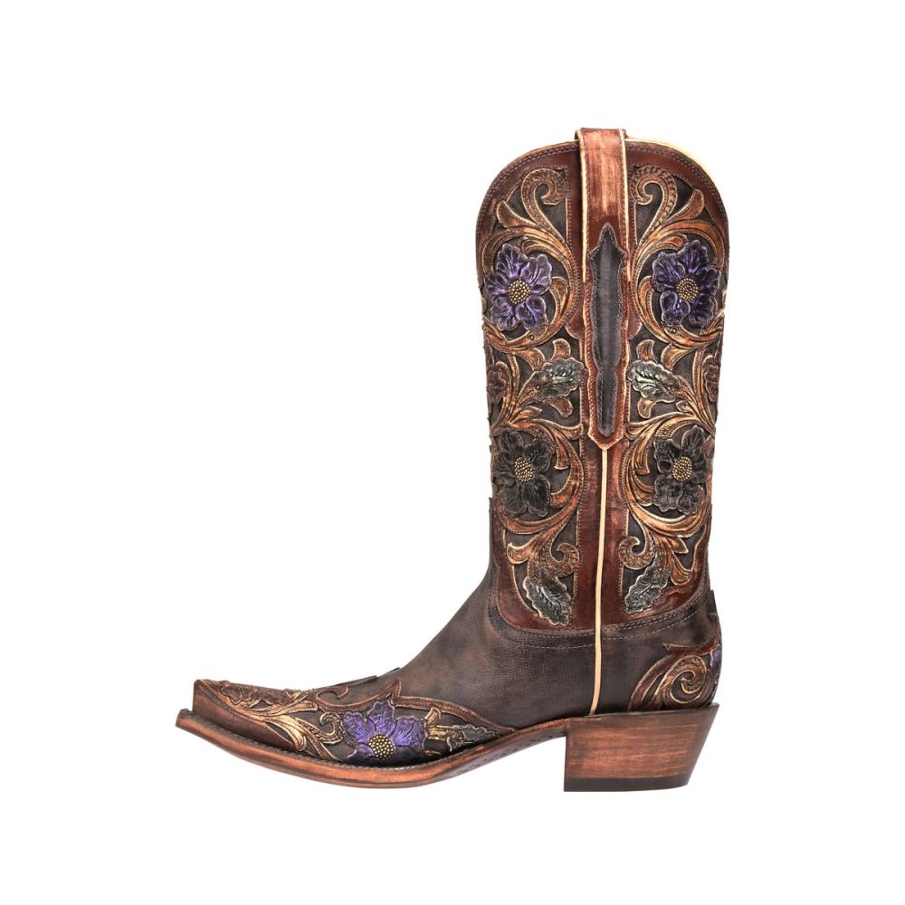 Lucchese Drea - Dark Brown + Natural