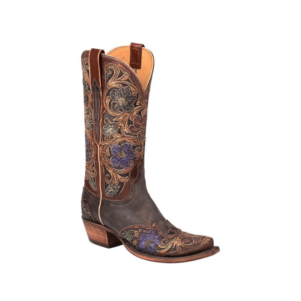 Lucchese Drea - Dark Brown + Natural