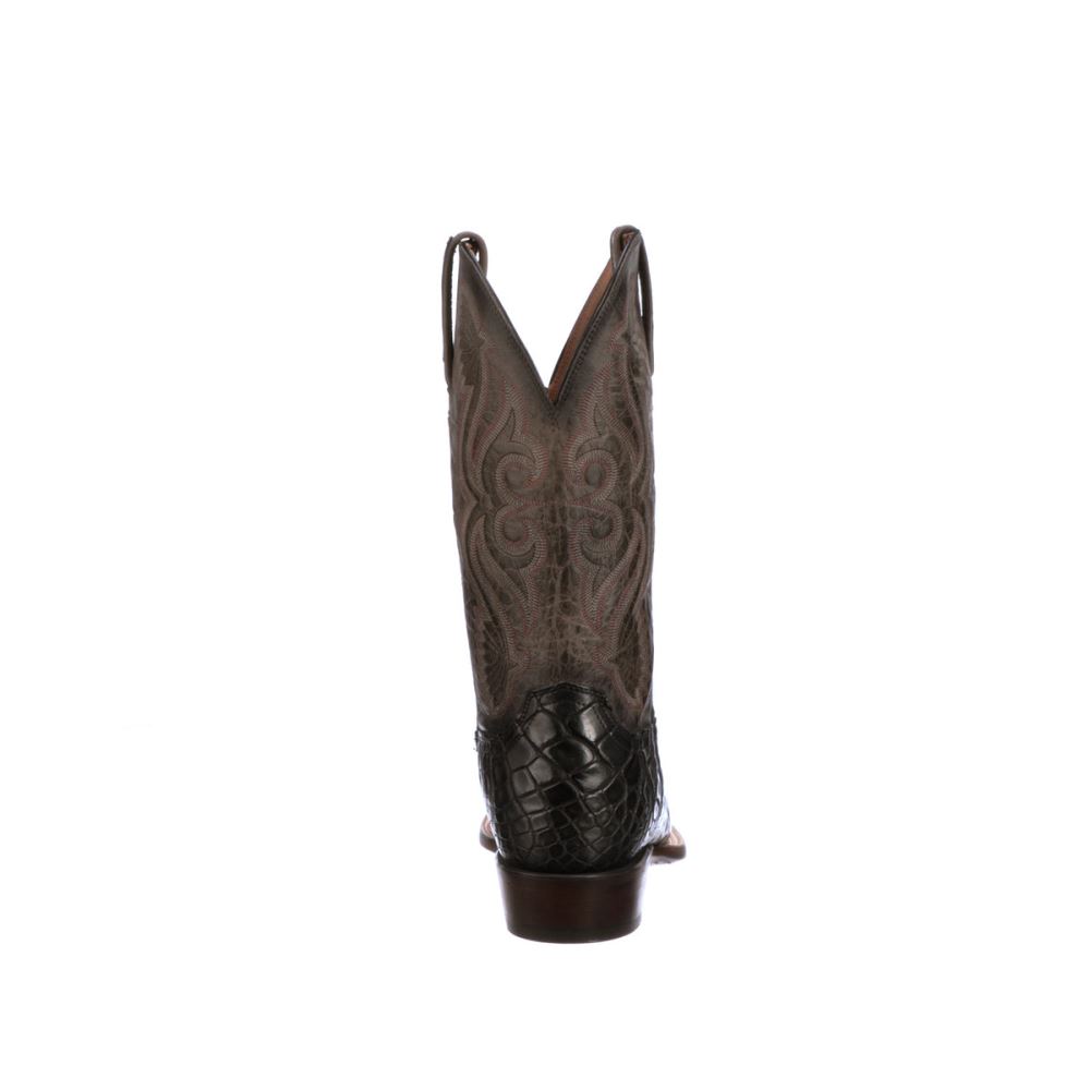 Lucchese Roy - Black + Anthracite Grey